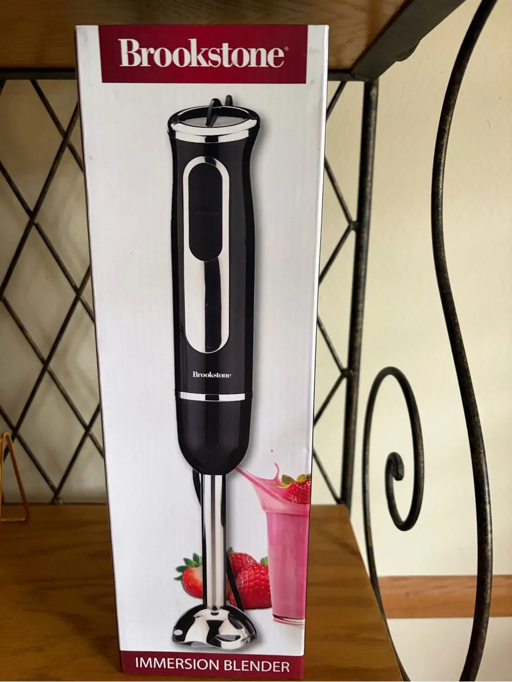 Brookstone 500W Immersion Blender Nwt